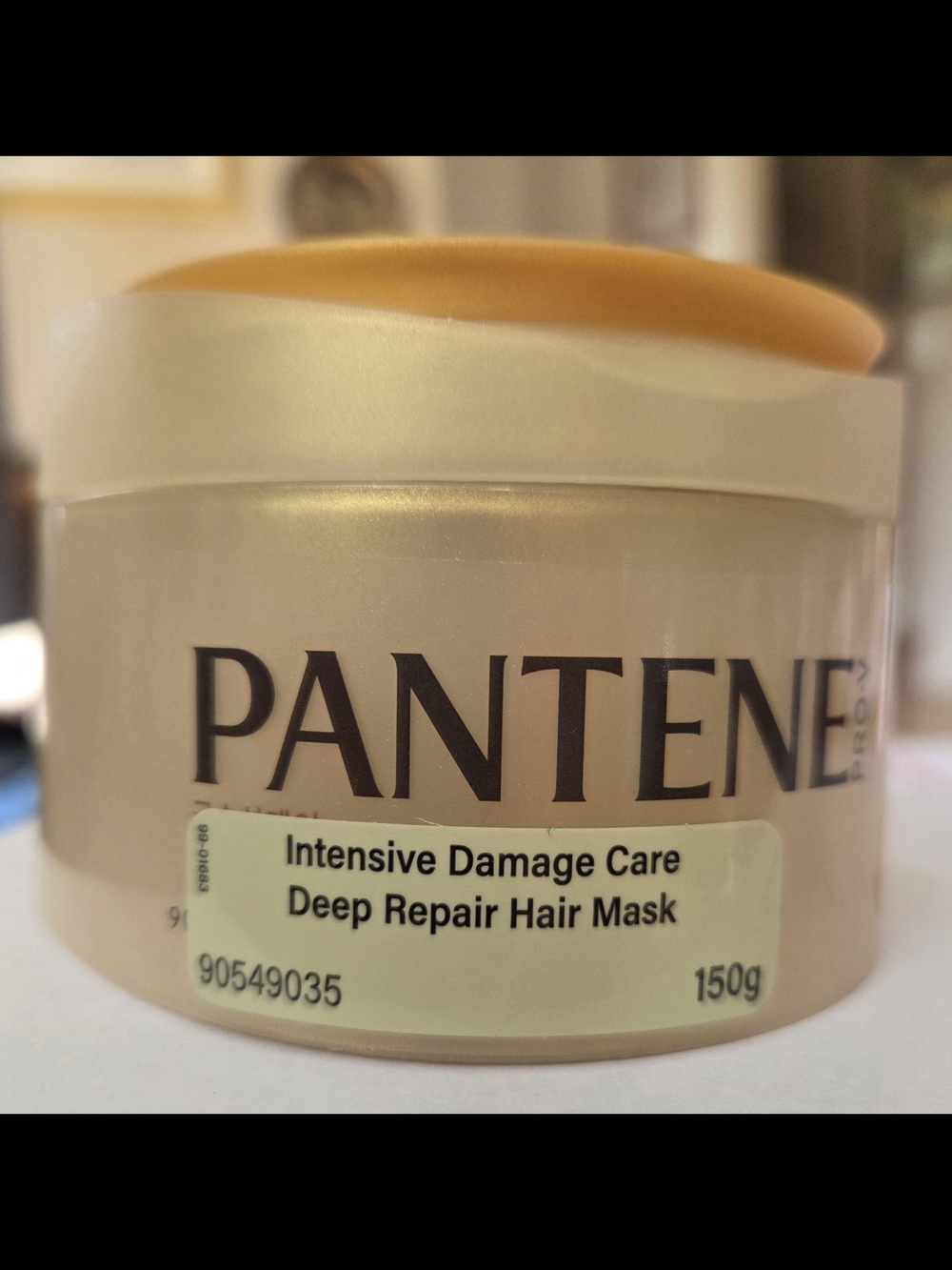 4 Pantene Intensive Damage Care Deep Repair Hair Mask - Cream/Gold